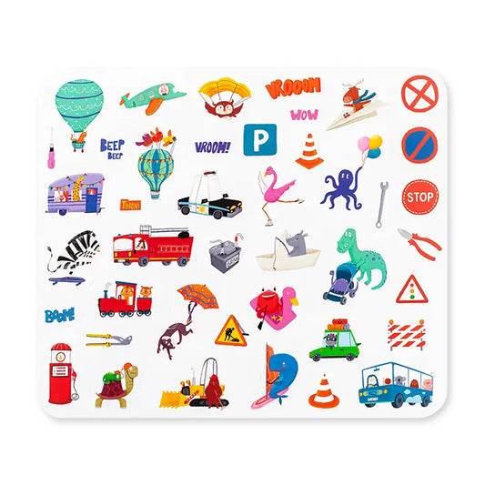 Stickerbuch, Fahrzeuge