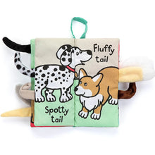 Load image into Gallery viewer, Jellycat Soft Activity Book &#39;&#39;Puppy Tails&#39;&#39;
