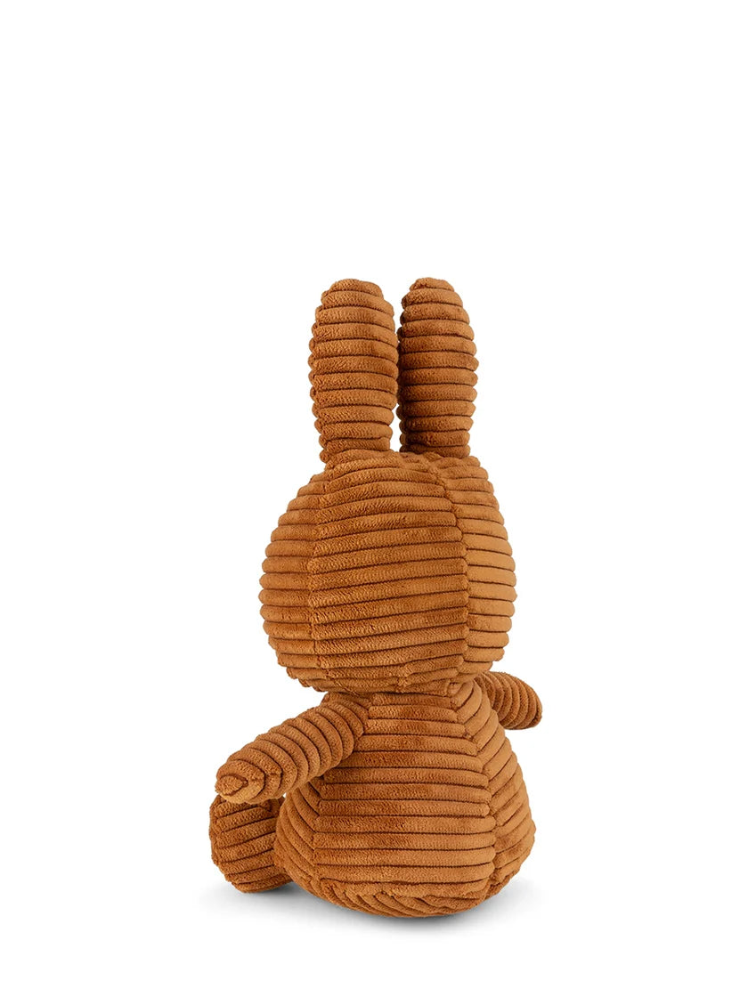 Miffy Soft Toy ''Miffy Sitting Eco Corduroy Cinnamon'' 23cm