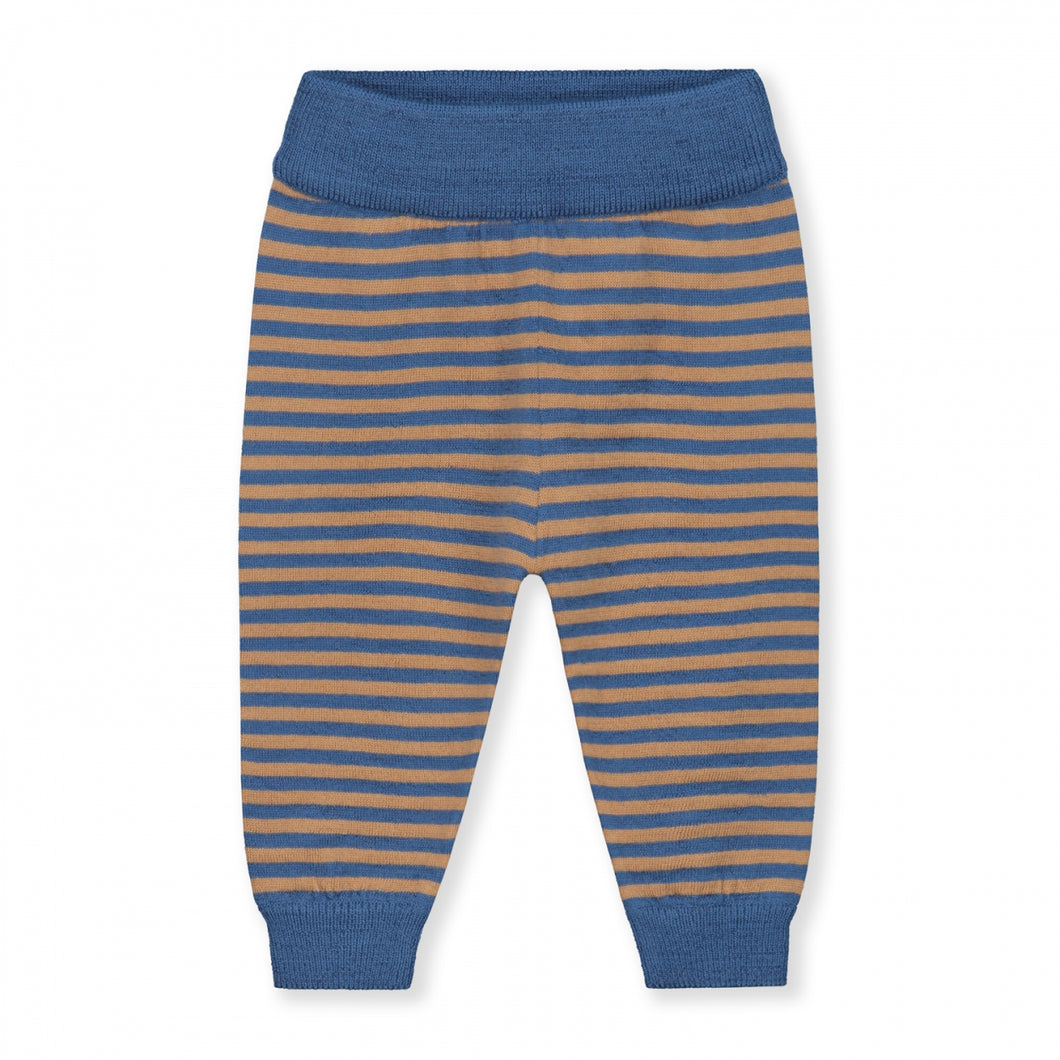 Merino Knit Baby Leggings ''Blue Moon''