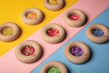 Load image into Gallery viewer, Sensory Donut Rattle, Lemons
