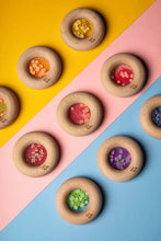 Load image into Gallery viewer, Sensory Donut Rattle, Lemons
