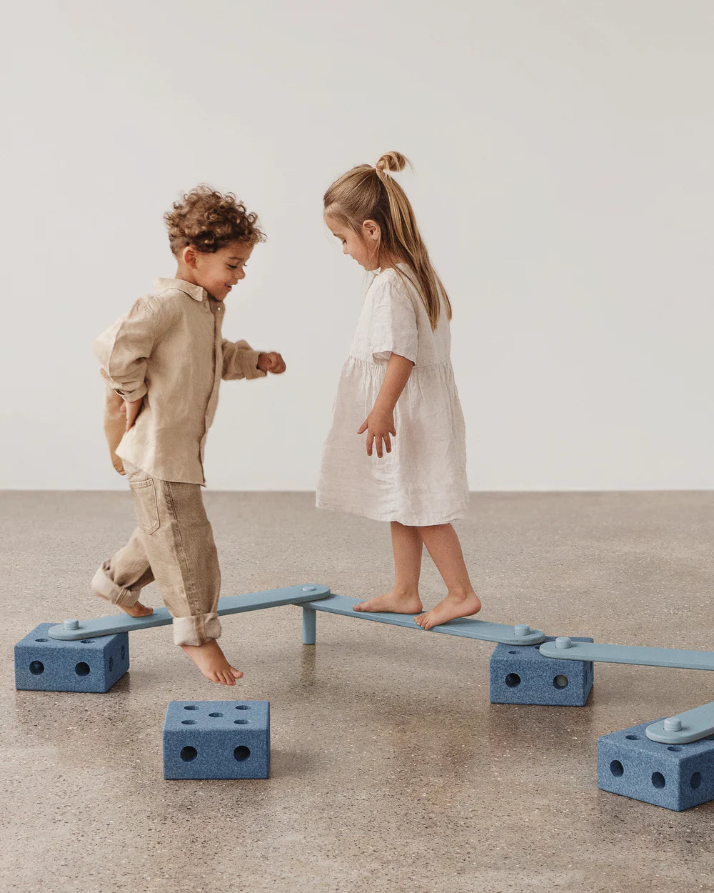 MODU Balance Track Set, Tiefblau / Himmelblau