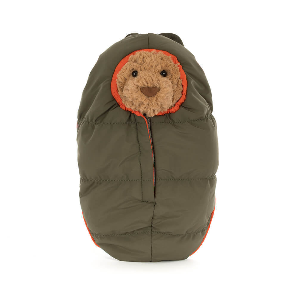 Jellycat Bartholomew Bear Hiking Outfit, Soft Toy