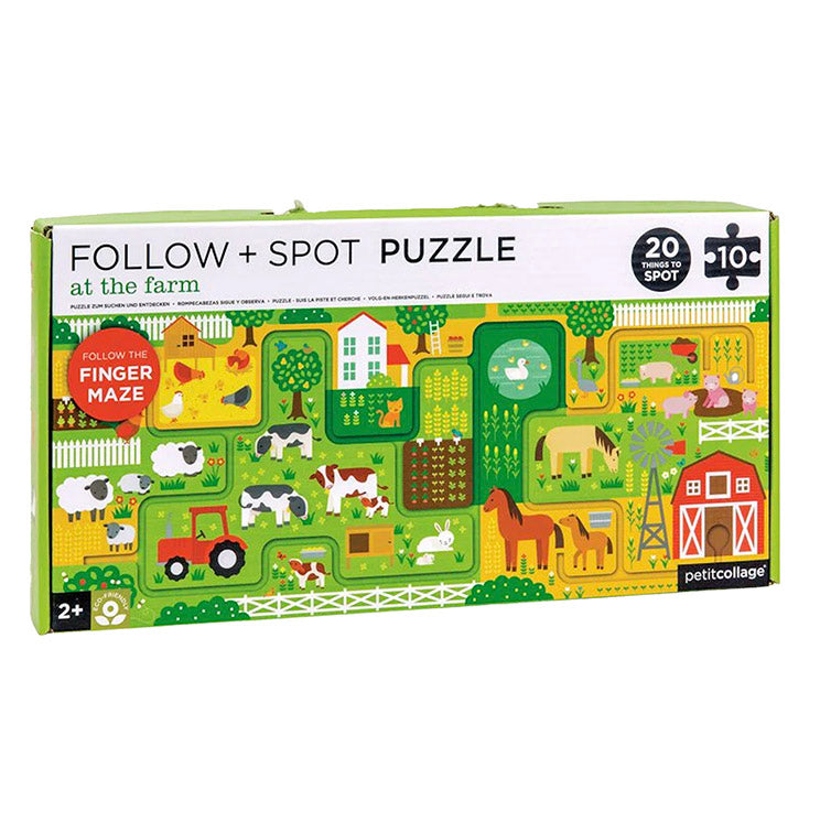 Auf dem Bauernhof, Folge- und Suchpuzzle, 10 Teile