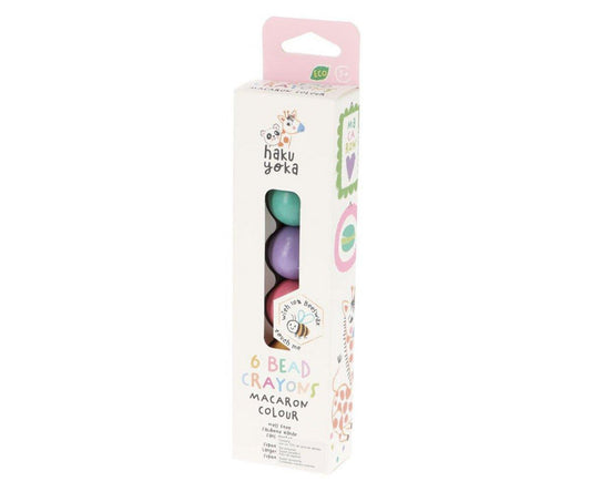 Wachsperlen-Kreide-Set, Macaron-Farben