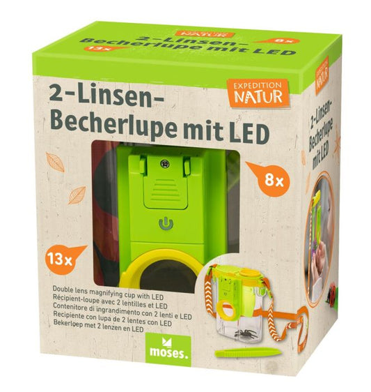 Expedition Nature 2-Linsen-Lupe mit LED