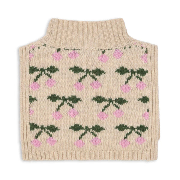 Wool Neckwarmer, Cherry