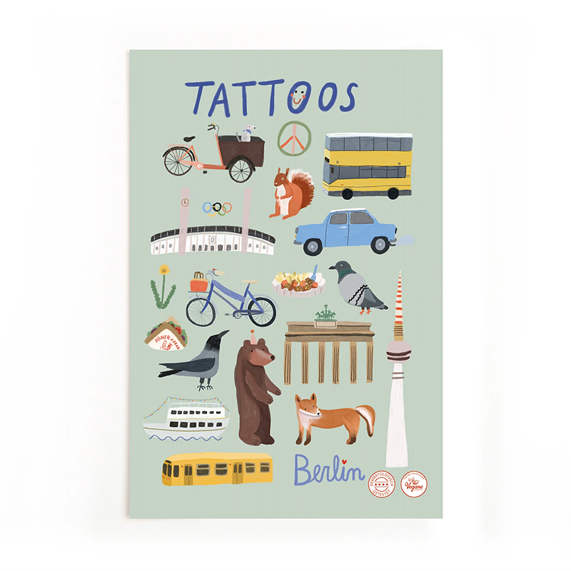 Temporary Tattoo ''Berlin''