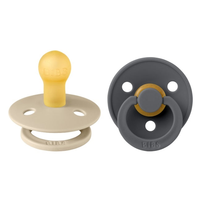 BIBS Pacifier ''Vanilla and Iron'', Round