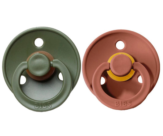 BIBS Schnuller Rund, 6-18 Monate ''Woodchuck / Hunter Green''