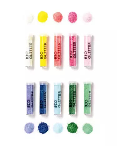 Organischer Glitzer, Set mit 10