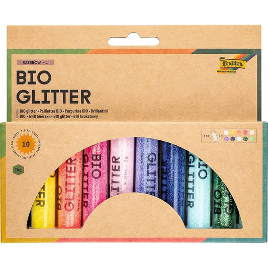 Organischer Glitzer, Set mit 10