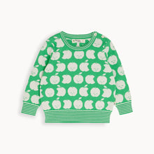 Load image into Gallery viewer, Knit Sweater &#39;&#39;Green Apple&#39;&#39;, GOTS
