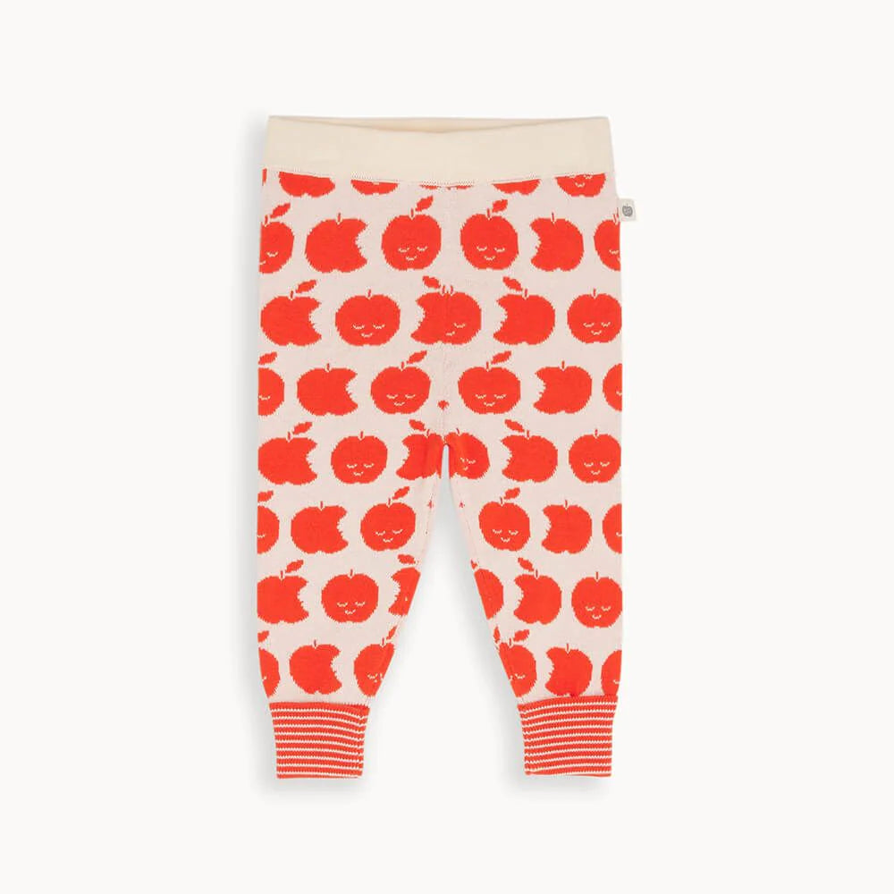 Knit Trouser ''Red Apple'', GOTS