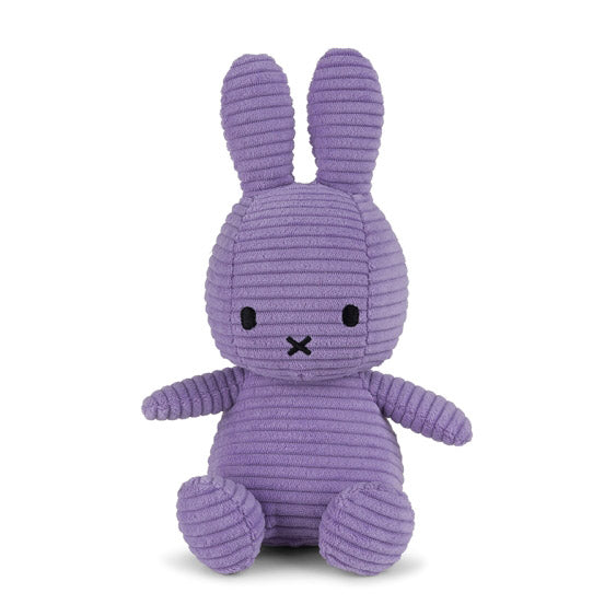 Miffy Soft Toy ''Miffy Sitting Eco Corduroy Dark Purple'' 23cm *Limited Edition*