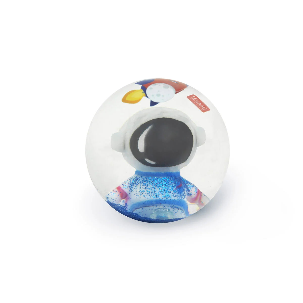 Leuchtender Springball, Weltraum