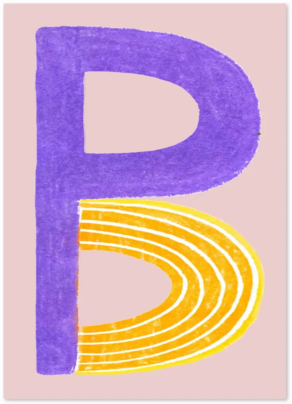 Briefpostkarte, Leuchtend A - W