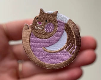 Iron-On Patch ''Cat''