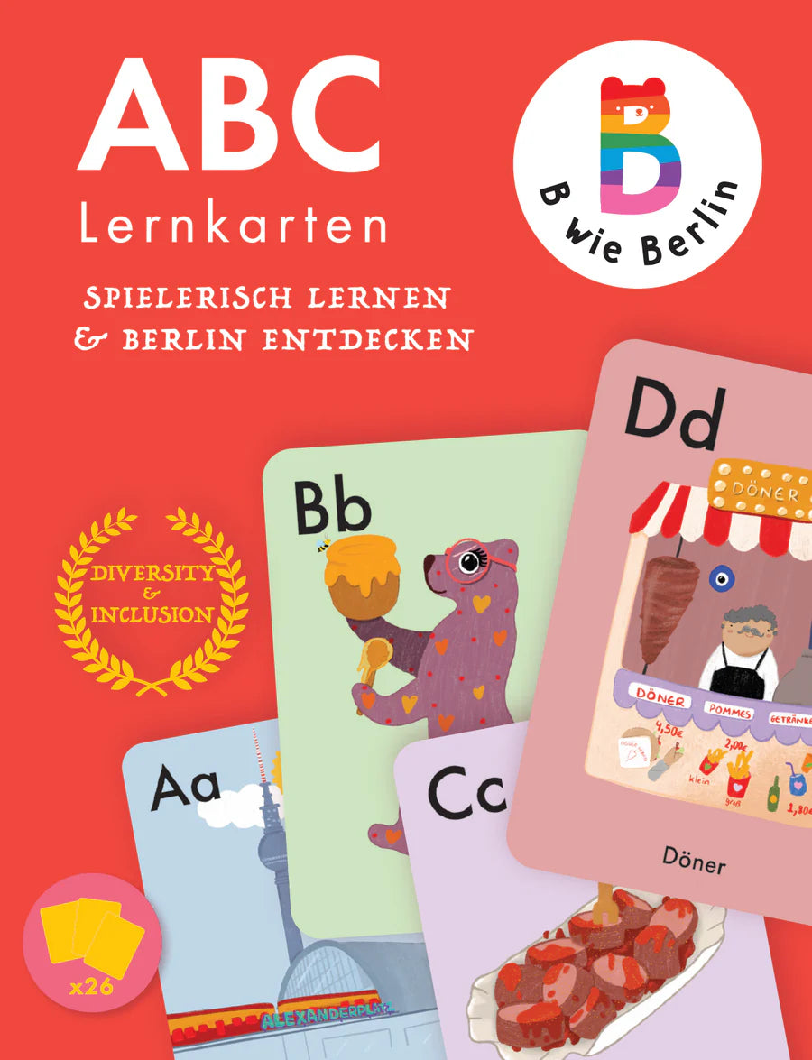 Berlin ABC Lernkarten, Deutsche Sprache