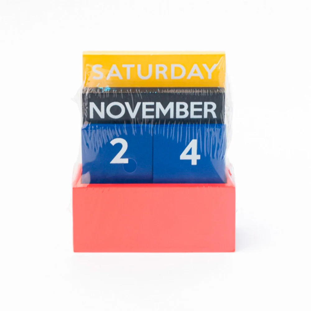 Kleiner ewiger Kalender, mehrfarbig