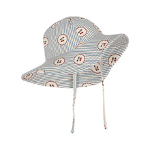 Load image into Gallery viewer, Cale Swim Hat &#39;&#39;Cherry Stripe&#39;&#39;
