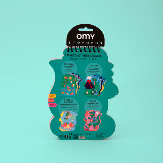 OMY Sticker Activity Book, Dino
