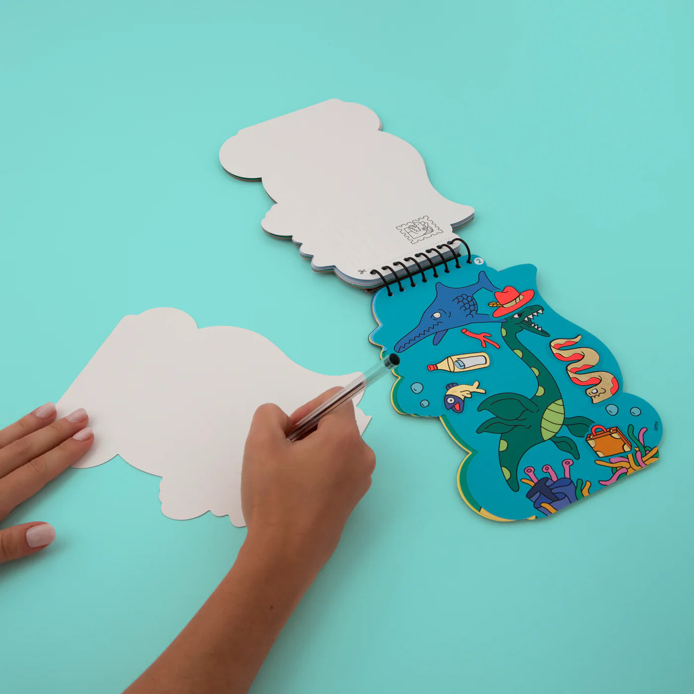 OMY Sticker Activity Book, Dino