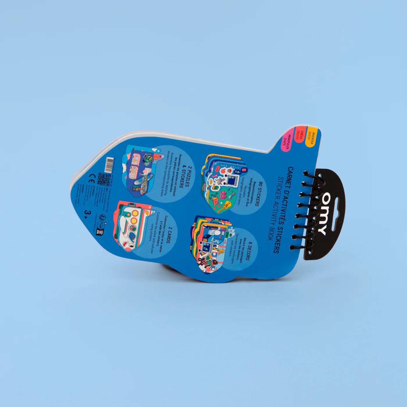 OMY Sticker Activity Book, Plane
