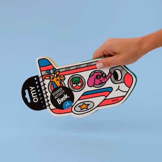 OMY Sticker Aktivitätsbuch, Flugzeug
