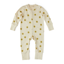 Load image into Gallery viewer, Smile Faces Onesie &#39;&#39;Oat&#39;&#39;, Organic Cotton
