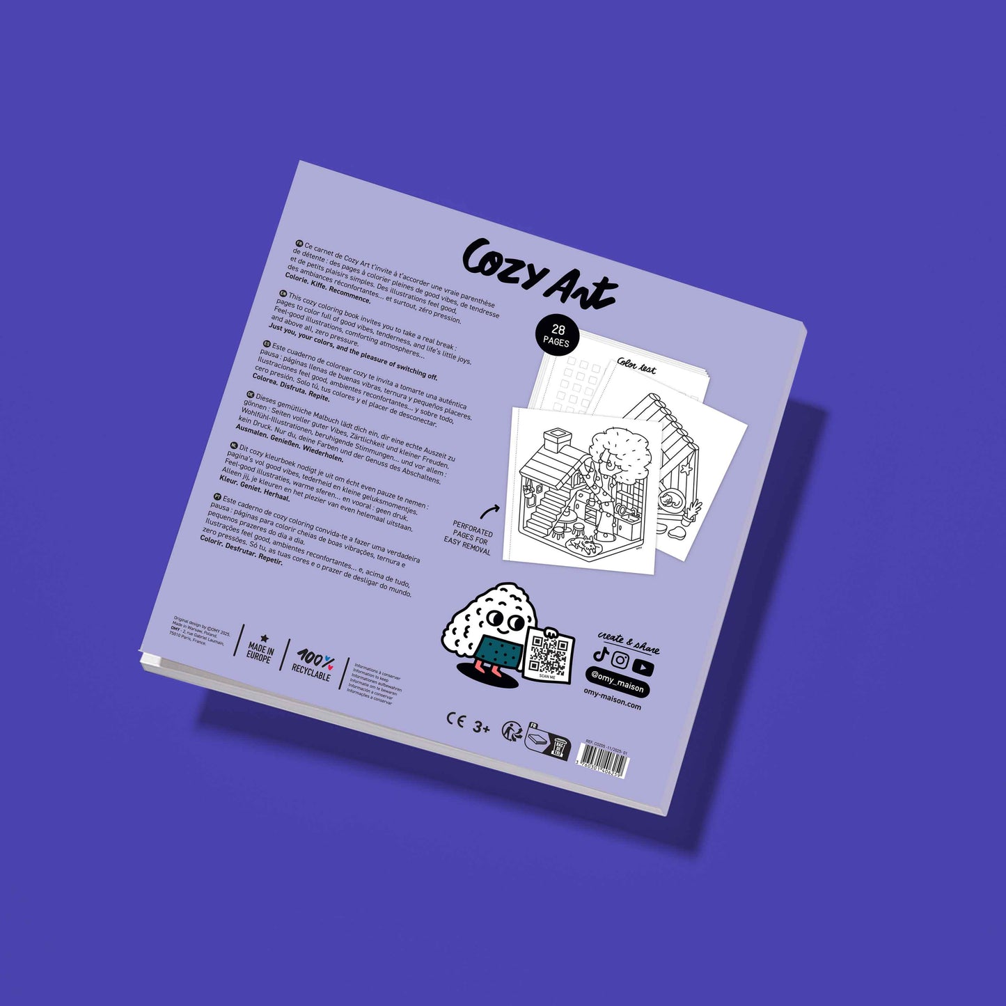 Colouring Book: Cozy Art Tiny House
