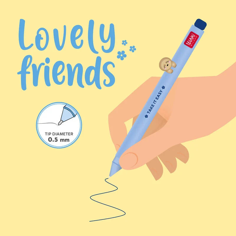 Gel Pen, Legami Lovely Friends Sloth