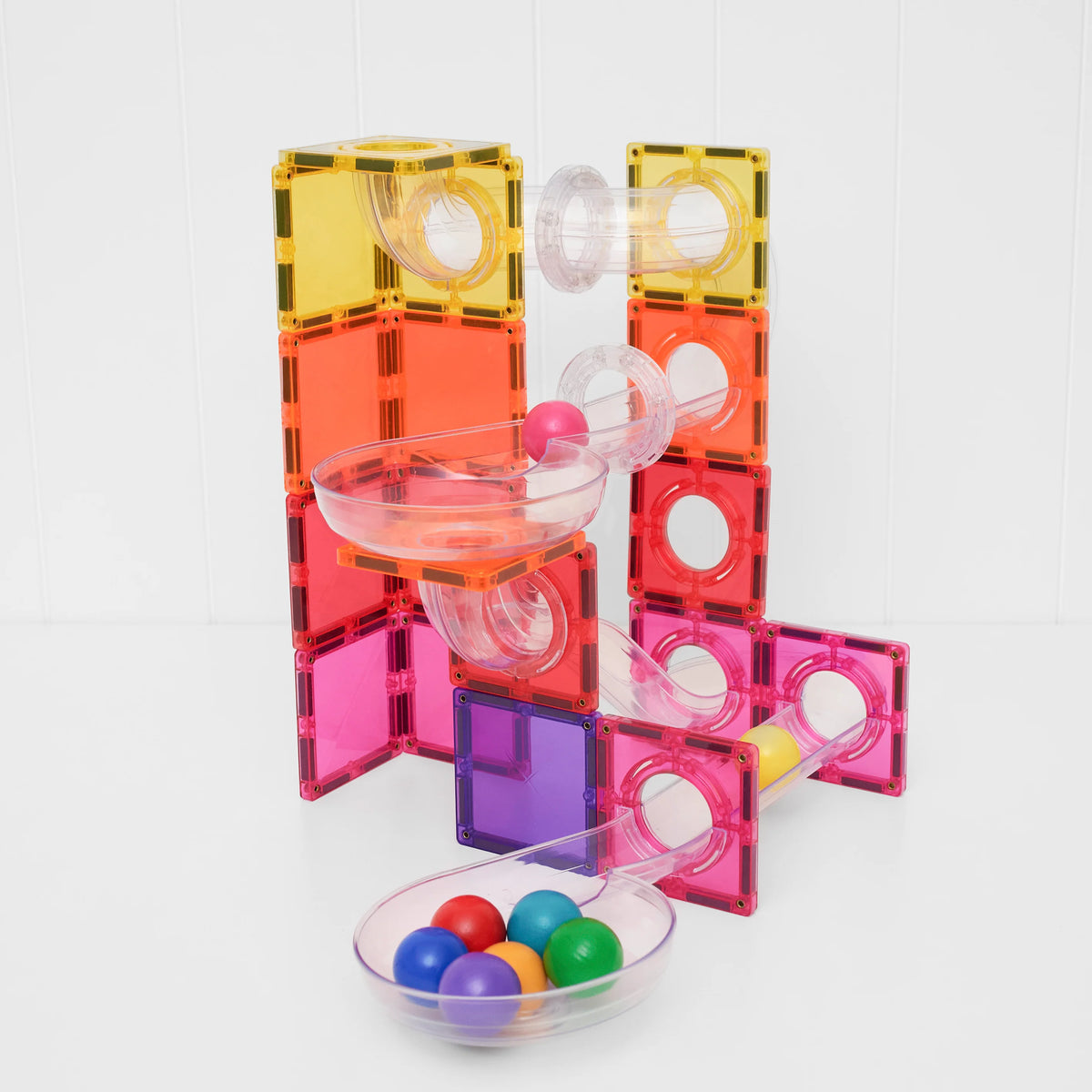 Connetix 114 Piece Bright Ball Run Pack