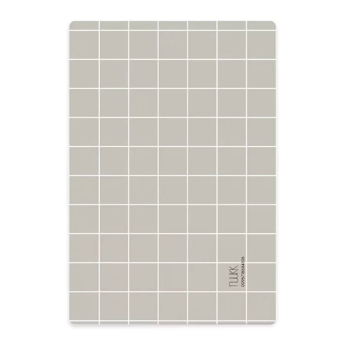 Nuukk Small Breakfast Board, Light Blue Grid