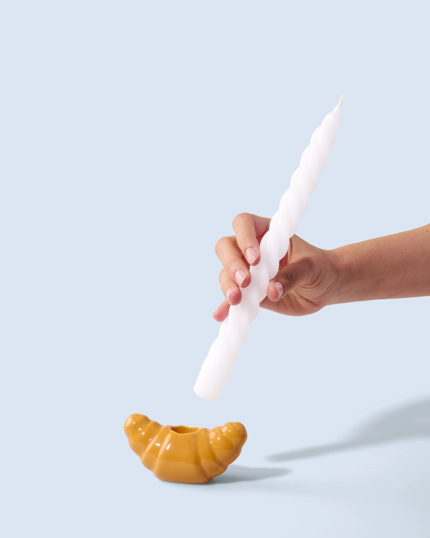 Candle Holder, Croissant