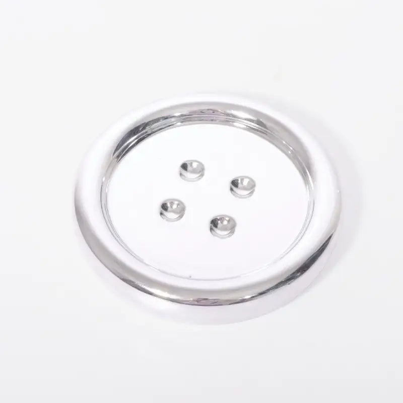 Trinket Dish, Chrome Button