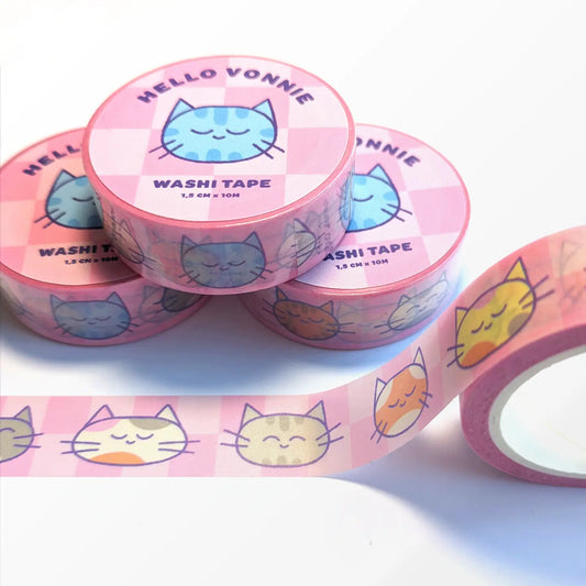 Washi Tape, Katzen