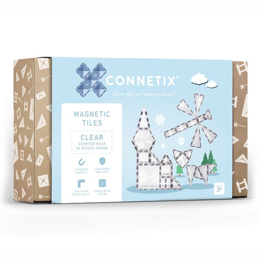 Connetix ''34 Piece Clear Starter Pack EU''