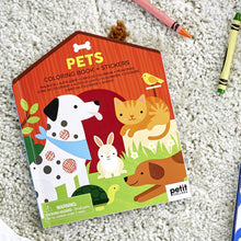 Load image into Gallery viewer, Colouring Book with Sitckers, Pets
