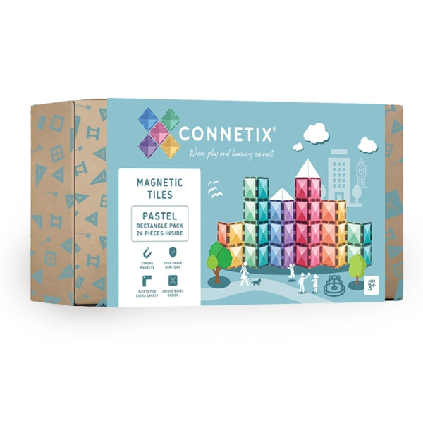 Connetix ''24 Piece Pastel Rectangle Pack EU''