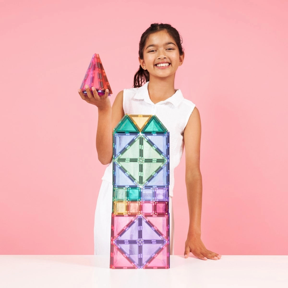 Connetix Tiles, 202 Piece Pastel Mega Pack