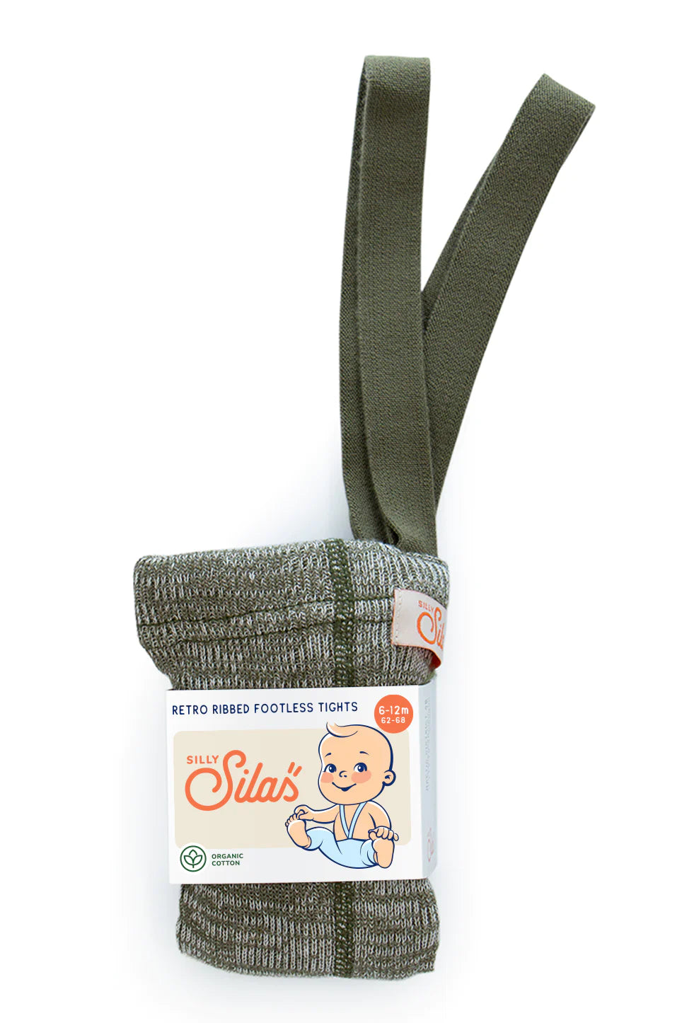 Fußlose Strumpfhose „Creamy Olive“