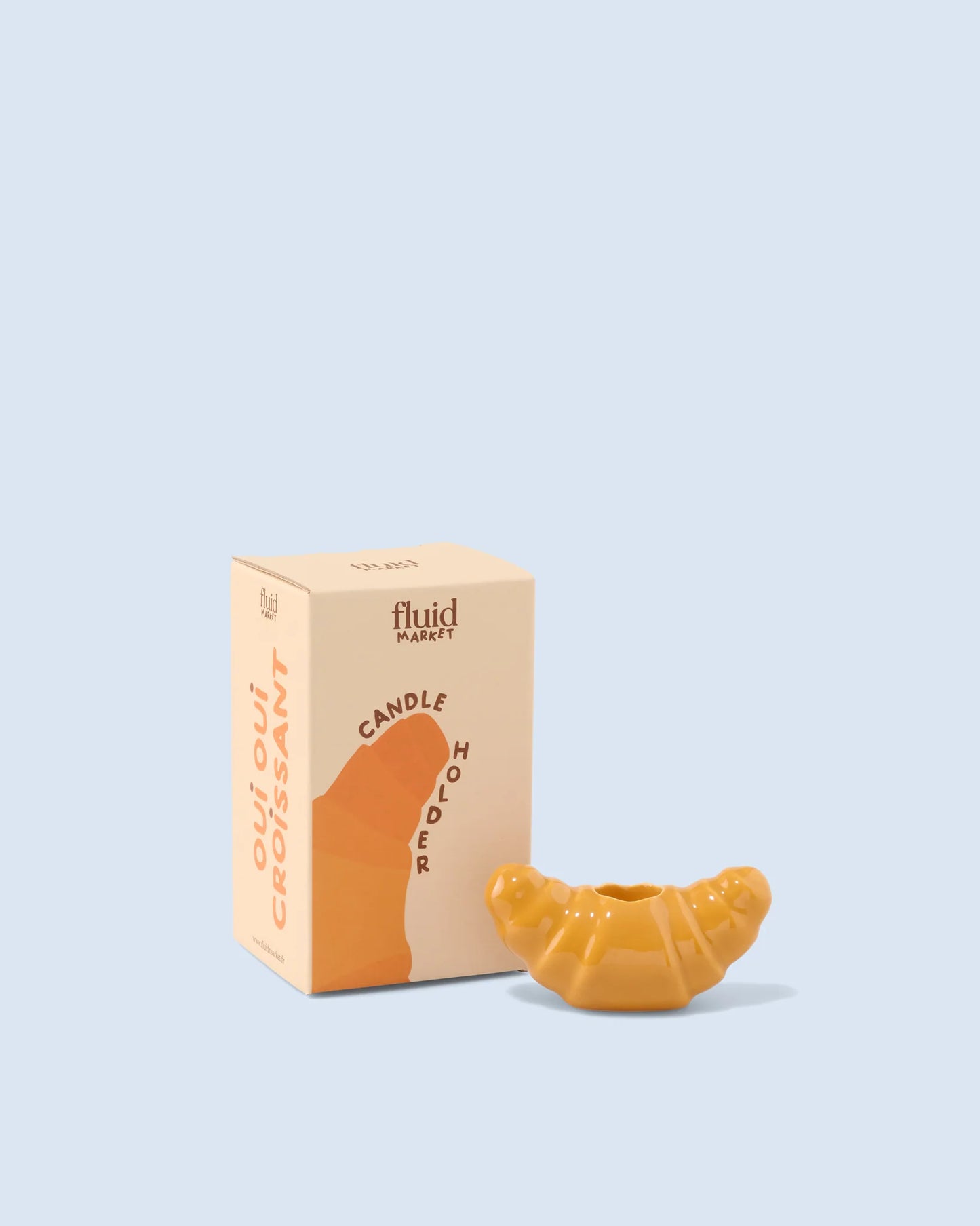 Candle Holder, Croissant