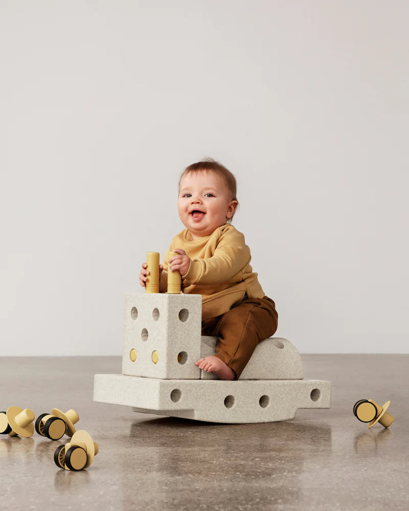 MODU Curiosity Set, Sandgrau / Honiggelb