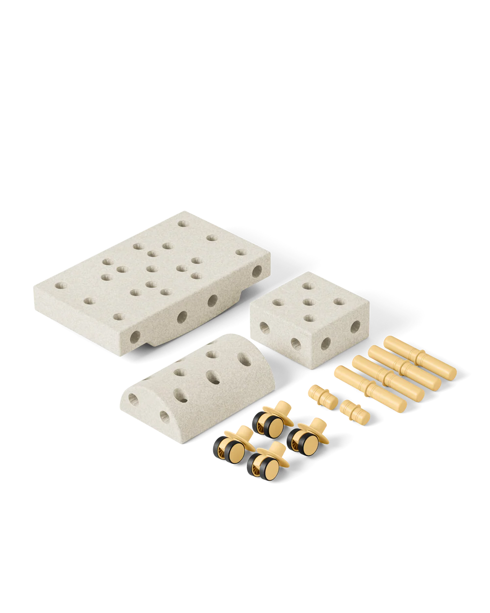 MODU Curiosity Set, Sandgrau / Honiggelb