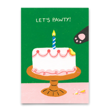 Load image into Gallery viewer, Postcard, Pawty Cat!
