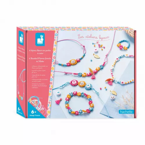 DIY-Schmuck, Perlenblumen-Schmuckset
