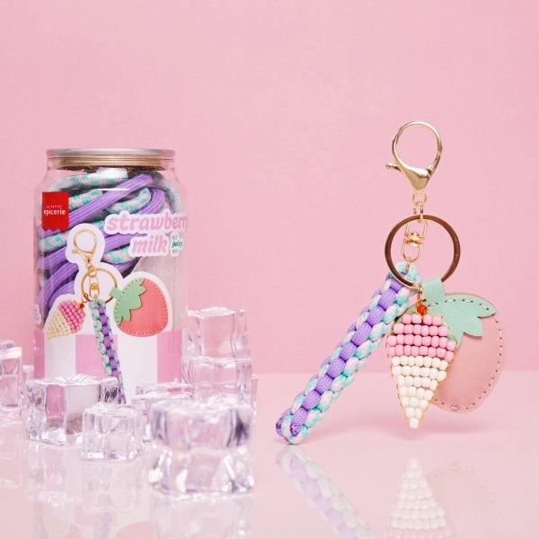 DIY Set, Pendant Strawberry Milk