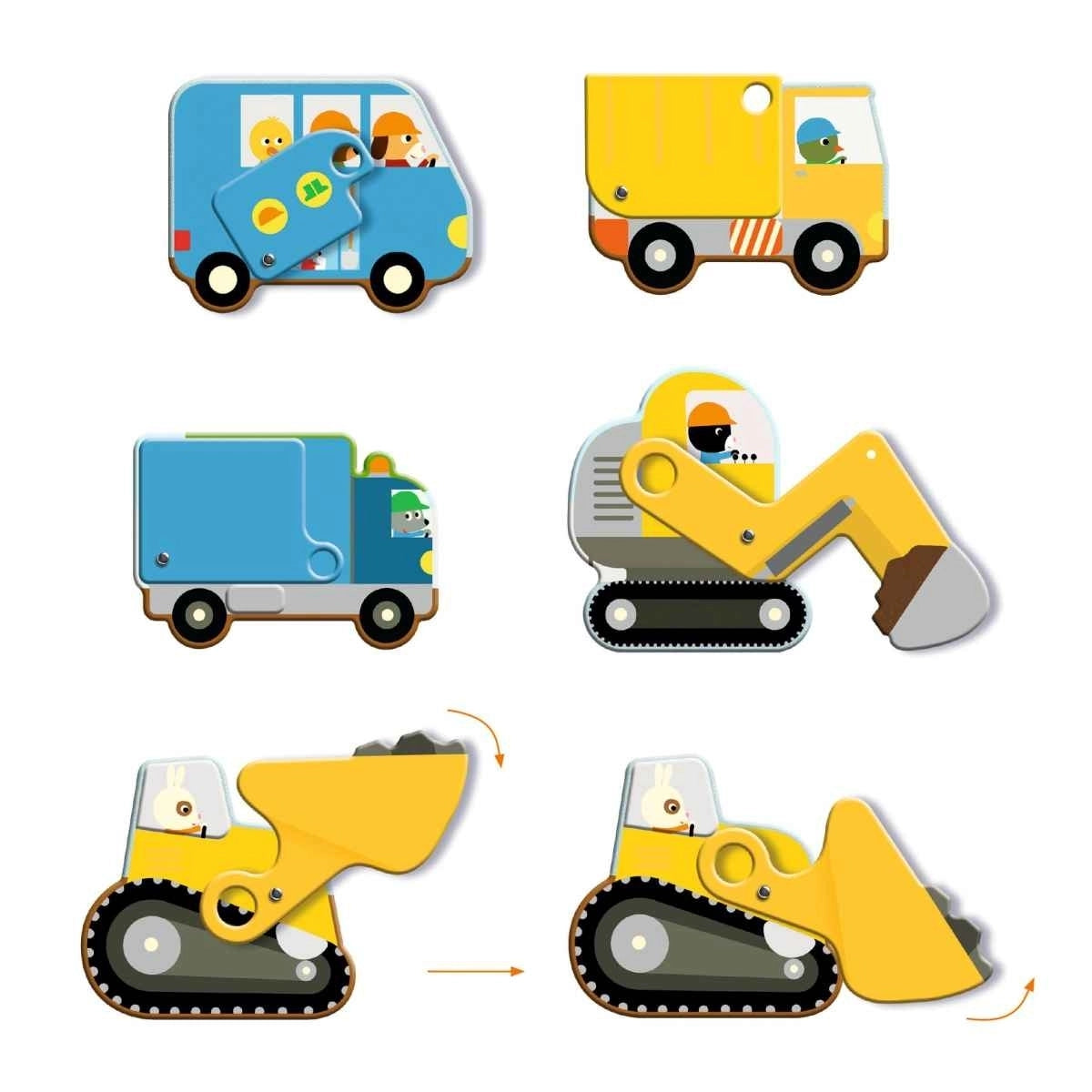 Floor Puzzle: Construction Site